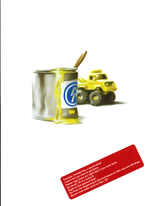 Toyshop Trouble (Homebrew) — Box back